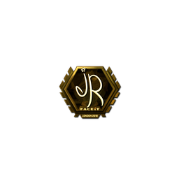 Sticker | jR (Gold) | London 2018