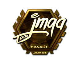 Sticker | jmqa (Gold) | London 2018