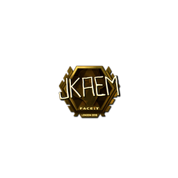 free cs2 skins Sticker | jkaem (Gold) | London 2018