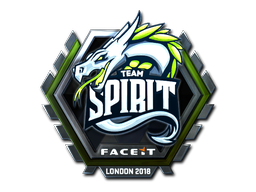 Aufkleber | Team Spirit (Glanz) | London 2018