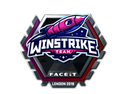 Naklejka | Winstrike Team (foliowana) | Londyn 2018