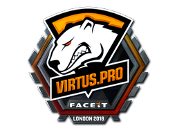 Naklejka | Virtus.Pro (foliowana) | Londyn 2018