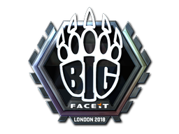Sticker | BIG (Foil) | London 2018