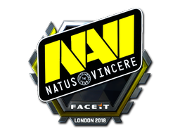 Naklejka | Natus Vincere (foliowana) | Londyn 2018