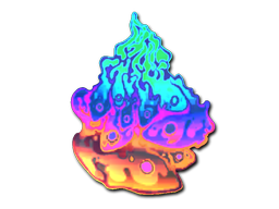 Sticker | Liquid Fire (Holo)/20fx20