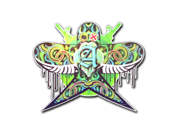 Sticker | Green Swallow