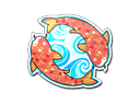 Sticker | Twin Koi