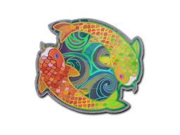 Sticker | Twin Koi