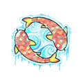 Sealed Graffiti | Twin Koi