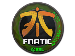 Naklejka | Fnatic (hologramowa) | Katowice 2019