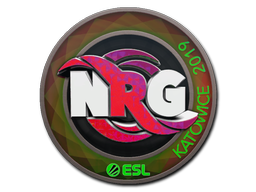 Naklejka | NRG (hologramowa) | Katowice 2019