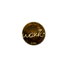 Sticker | woxic (Gold) | Katowice 2019