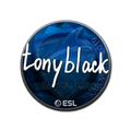Sticker | tonyblack (Foil) | Katowice 2019