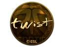 Sticker | twist (Gold) | Katowice 2019