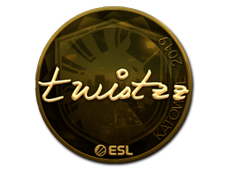 Sticker | Twistzz (Gold) | Katowice 2019 image