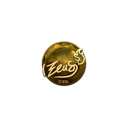 Sticker | Zeus (Gold) | Katowice 2019