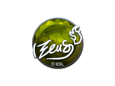 Pegatina | Zeus (reflectante) | Katowice 2019