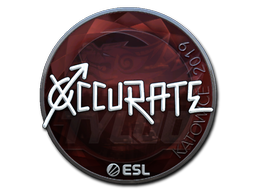 Sticker | xccurate (Foil) | Katowice 2019