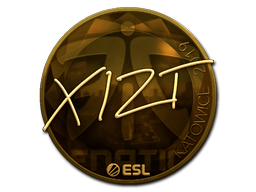 Sticker | Xizt (Gold) | Katowice 2019 image