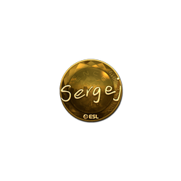 free cs2 skins Sticker | sergej (Gold) | Katowice 2019