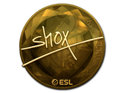 Sticker | shox (Gold) | Katowice 2019 image
