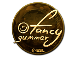 Sticker | Summer (Gold) | Katowice 2019