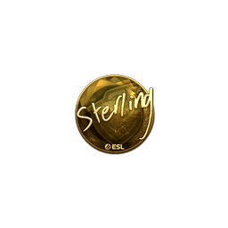 Sticker | sterling (Gold) | Katowice 2019