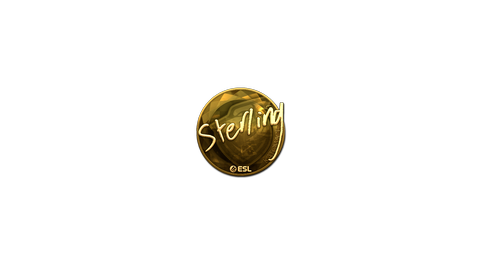 Sticker | sterling (Gold) | Katowice 2019