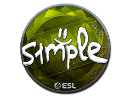 Sticker | s1mple (Foil) | Katowice 2019