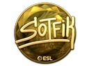 Sticker | S0tF1k (Gold) | Katowice 2019