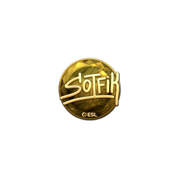 Sticker | S0tF1k (Gold) | Katowice 2019