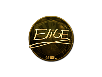 Наліпка | EliGE (золота) | Катовіце 2019