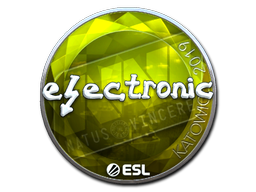 Sticker | electronic (Foil) | Katowice 2019