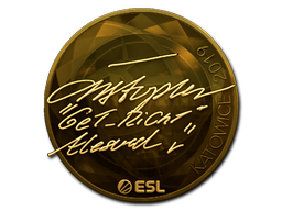 스티커 | GeT_RiGhT (Gold) | Katowice 2019