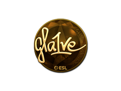 Sticker | gla1ve (Gold) | Katowice 2019