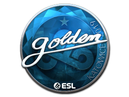 Sticker | Golden (premium) | Katowice 2019