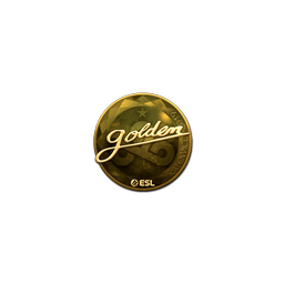 Sticker | Golden (Gold) | Katowice 2019