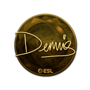 Sticker | dennis (Gold) | Katowice 2019