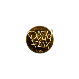 Sticker | DeadFox (Gold) | Katowice 2019