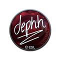 Sticker | dephh (Foil) | Katowice 2019