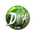 Sticker | Dima (Foil) | Katowice 2019