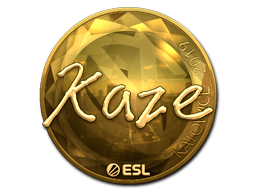 Наліпка | Kaze (золота) | Катовіце 2019
