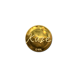 Sticker | Kaze (Gold) | Katowice 2019