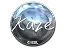 Наклейка | Kaze (металлическая) | Катовице 2019
