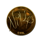 Sticker | NiKo (Gold) | Katowice 2019