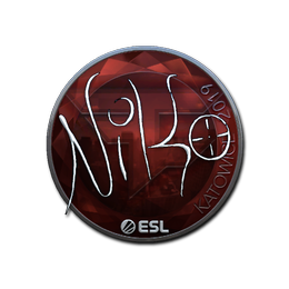 Red Set of Foil Metal Stickers from CS GO in Real Life MLG CSGO