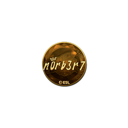 free cs2 skins Sticker | n0rb3r7 (Gold) | Katowice 2019