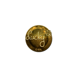 Sticker | Lucky (Gold) | Katowice 2019