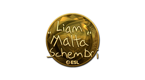 Sticker | malta (Gold) | Katowice 2019
