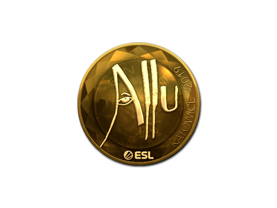 Sticker | allu (Gold) | Katowice 2019